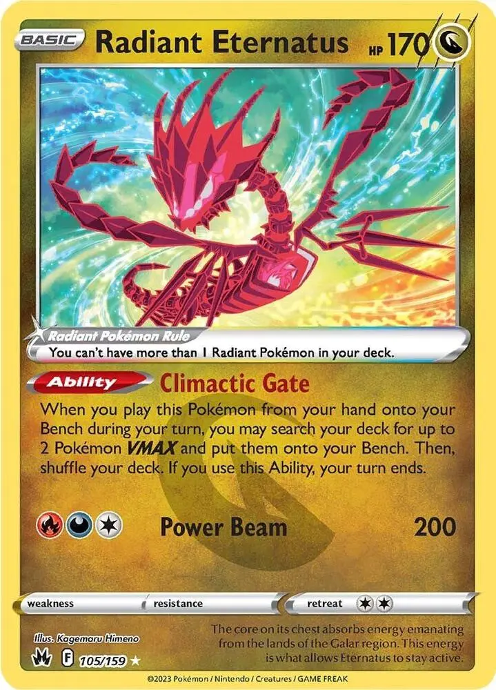 Radiant Eternatus, Crown Zenith 105/159