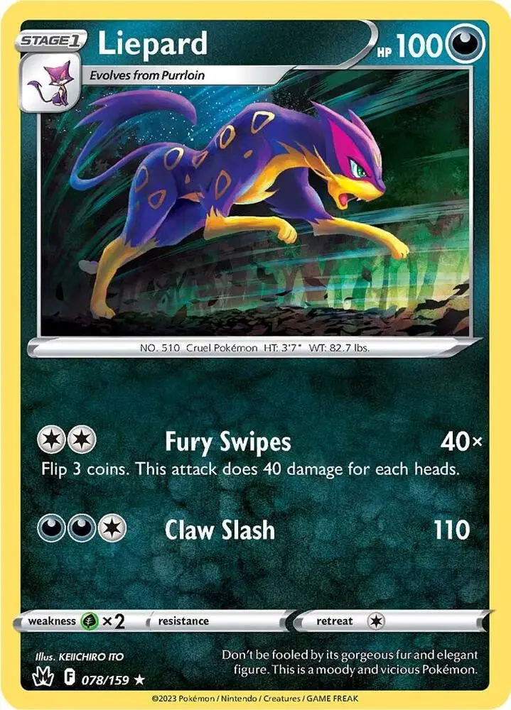 Liepard, Crown Zenith 078/159