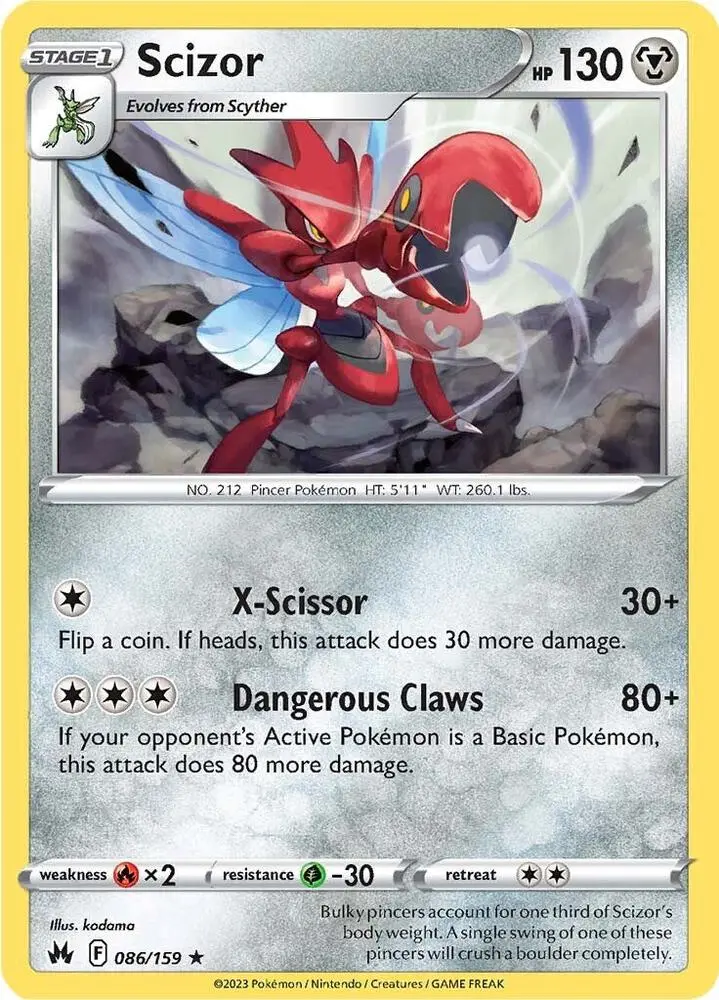 Scizor, Crown Zenith 086/159