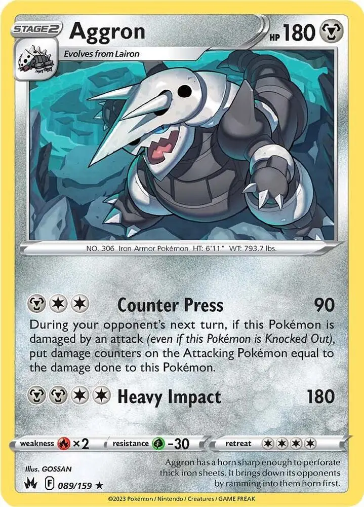 Aggron, Crown Zenith 089/159