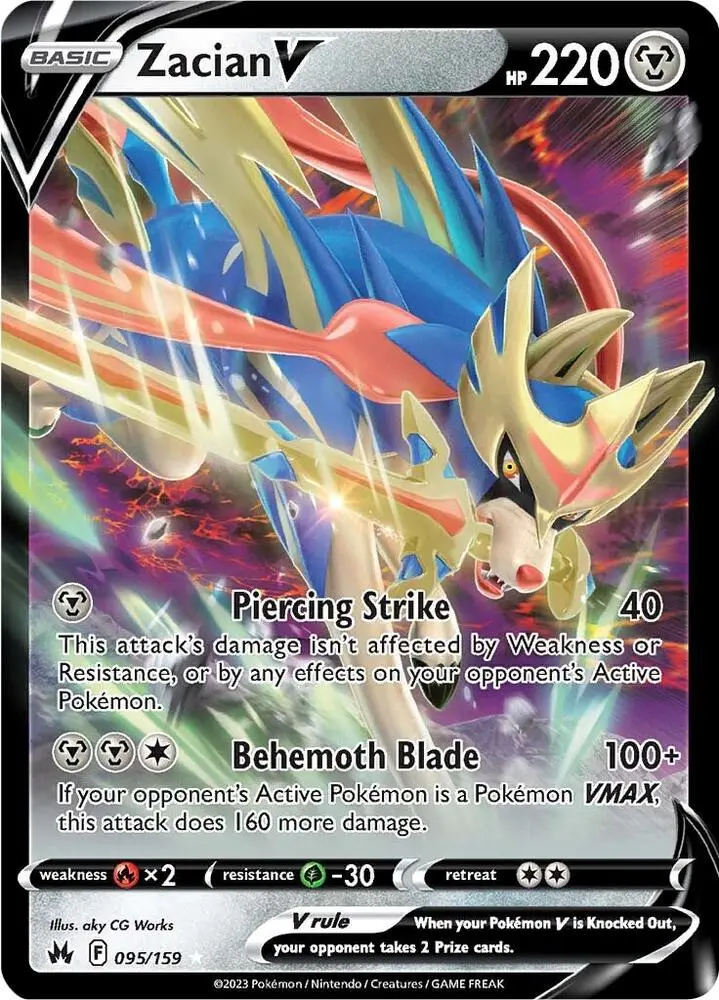 Zacian V, Crown Zenith 095/159