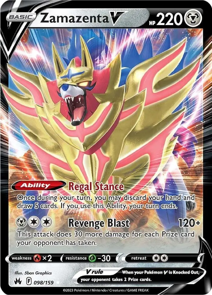 Zamazenta V, Crown Zenith 098/159