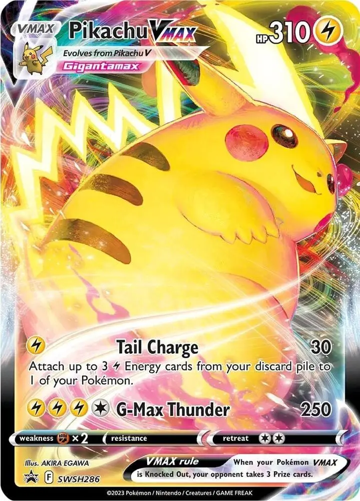 Pikachu VMAX, SWSH Black Star Promos SWSH286/307