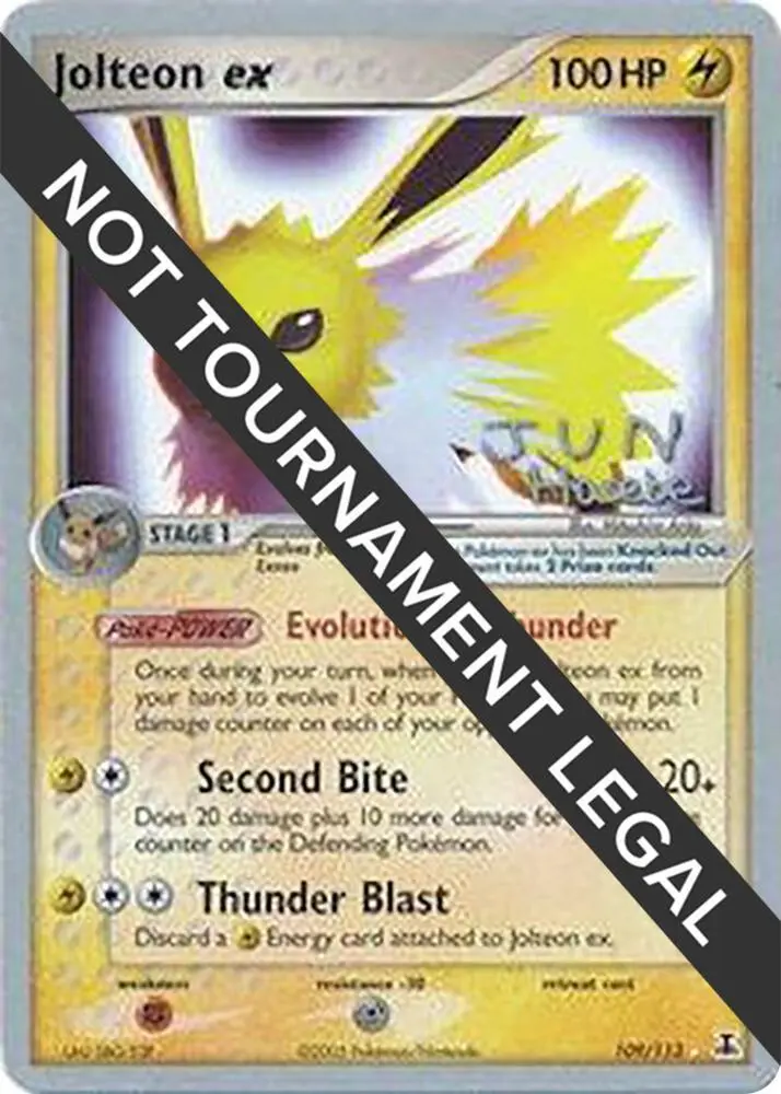 Jolteon ex, World Championship Decks 109/113