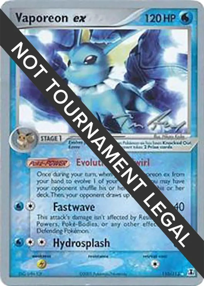 Vaporeon ex, World Championship Decks 110/113