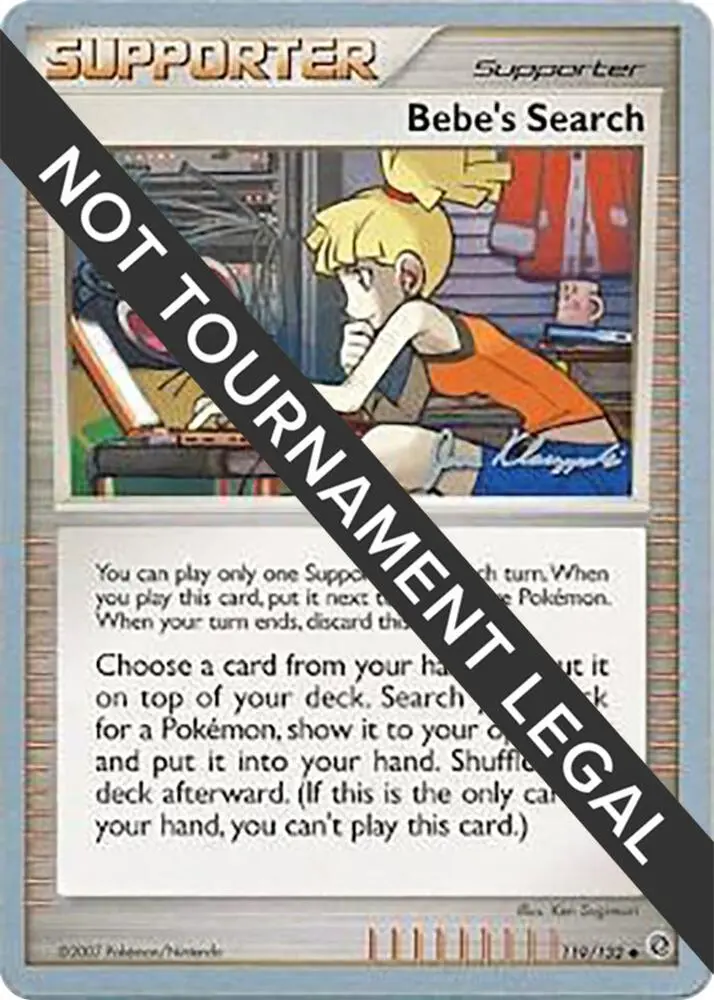 Bebe's Search, World Championship Decks 119/132