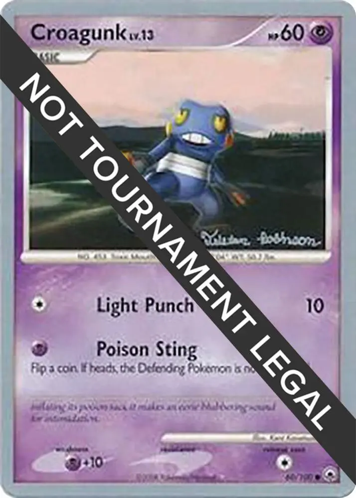 Croagunk, World Championship Decks 60/100