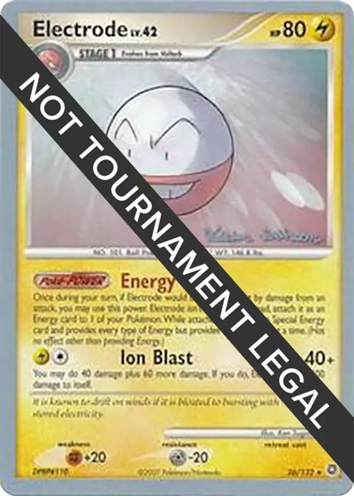 Electrode, World Championship Decks 26/132