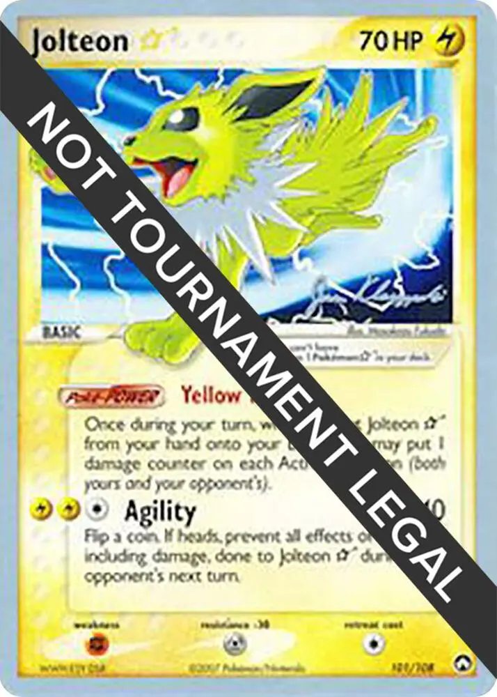 Jolteon Star, World Championship Decks 101/108