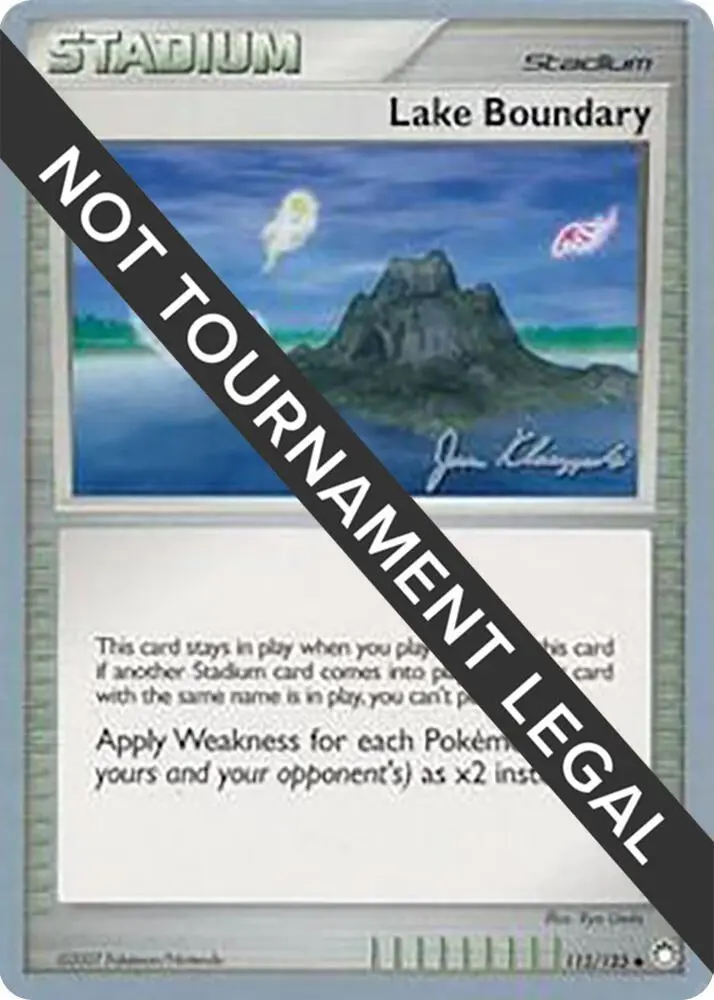 Lake Boundary, World Championship Decks 112/123