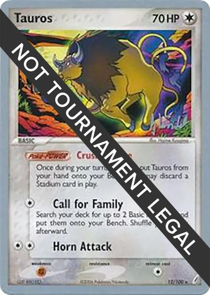Tauros, World Championship Decks 12/100