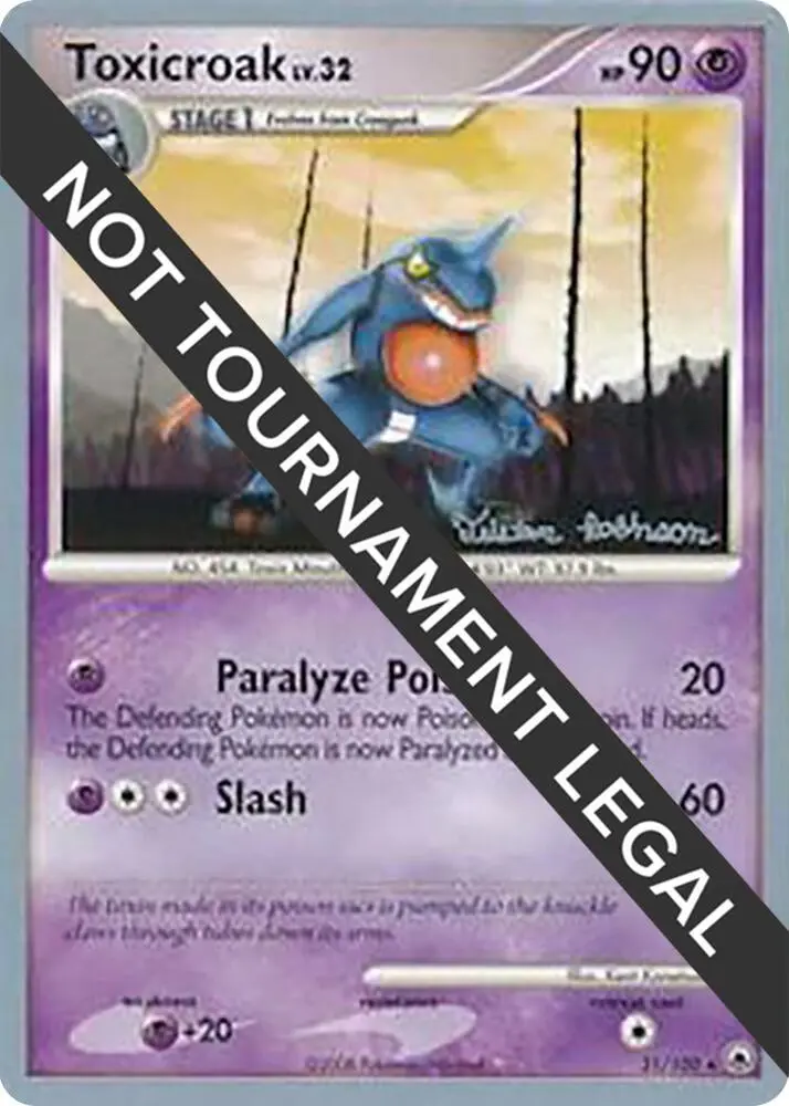 Toxicroak, World Championship Decks 31/100