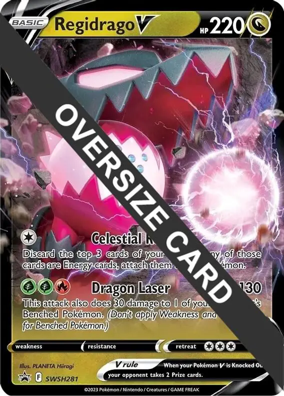 Regidrago V, Jumbo cards SWSH281