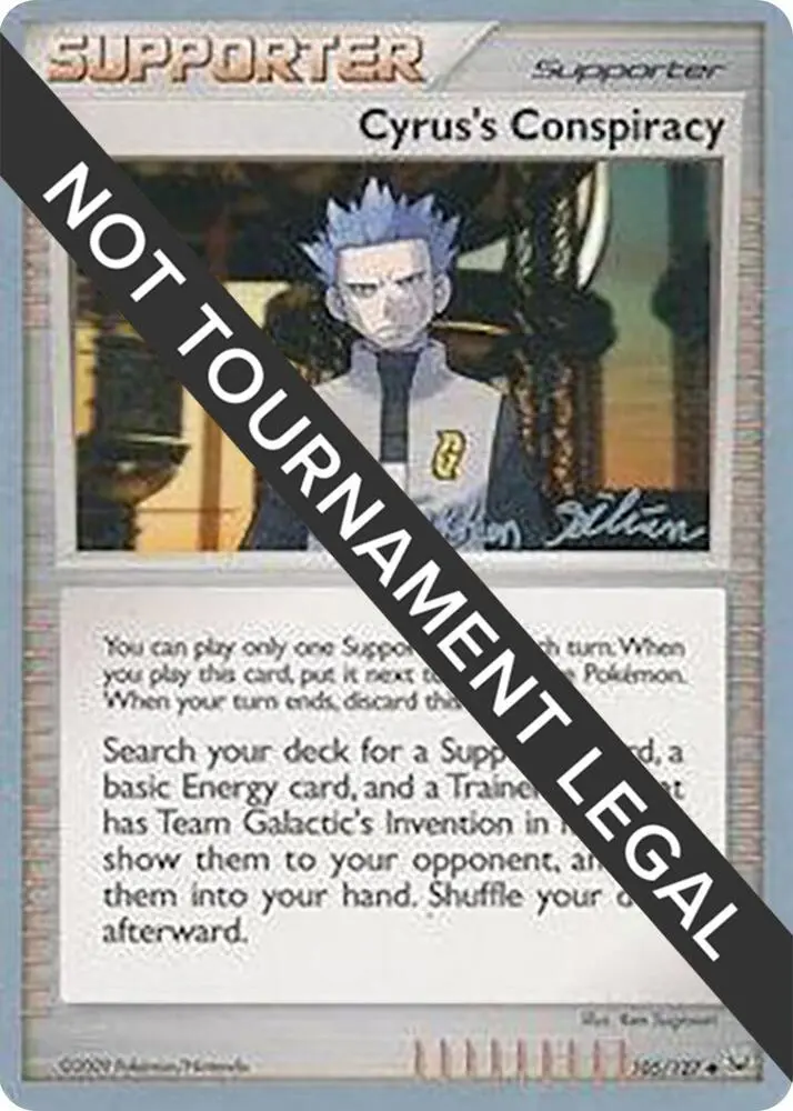 Cyrus's Conspiracy, World Championship Decks 105/127