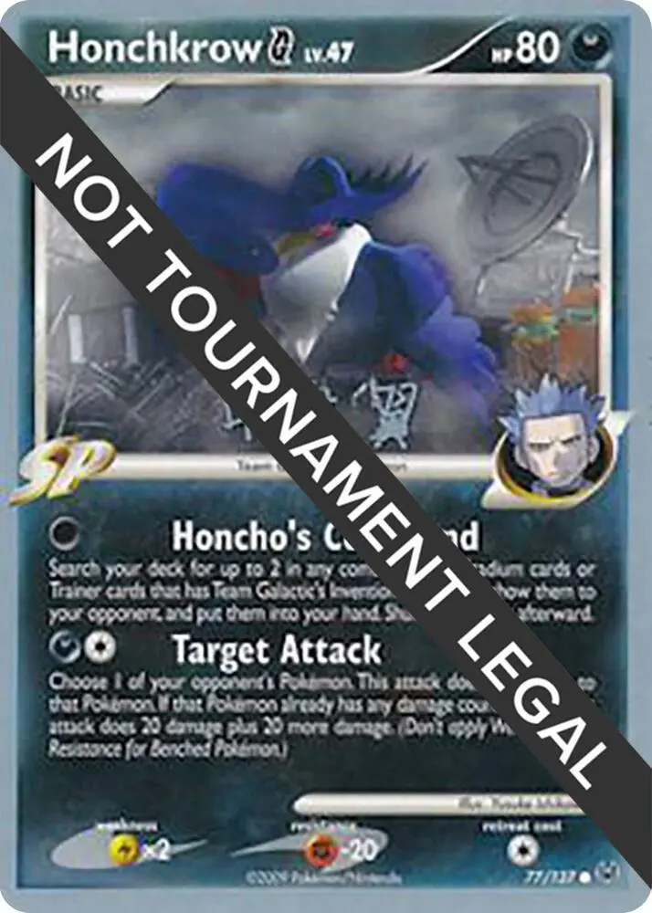 Honchkrow G, World Championship Decks 77/127