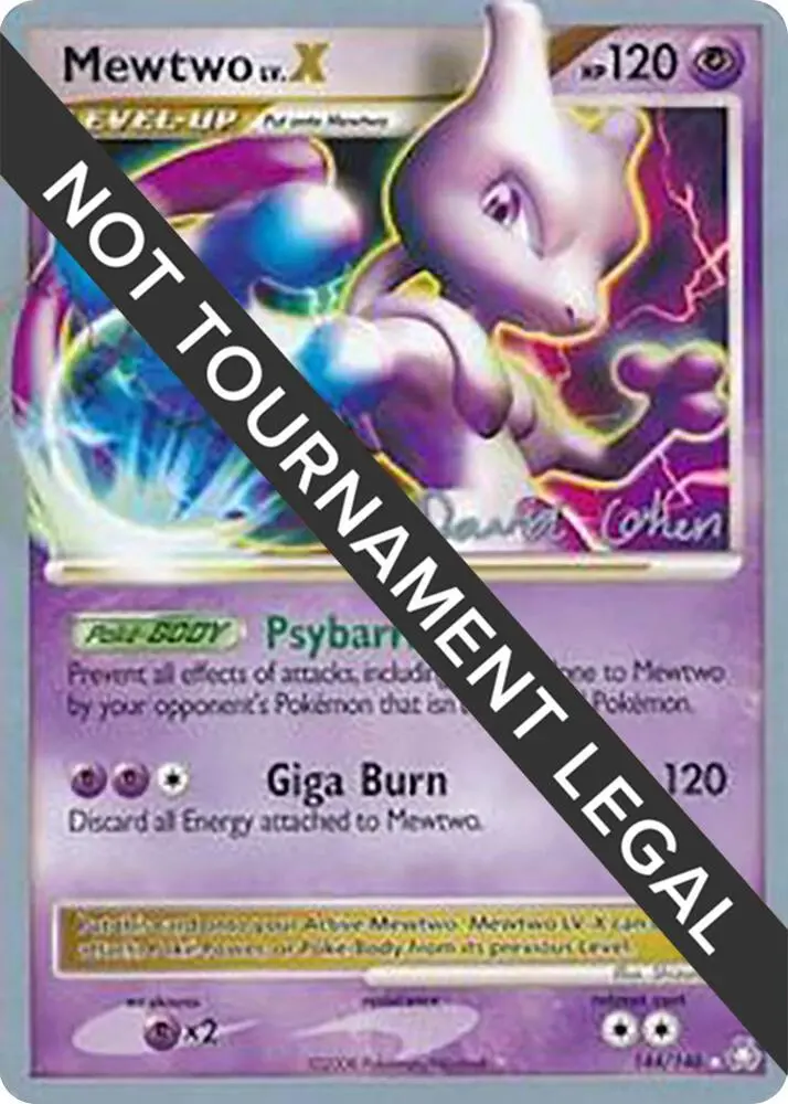 Mewtwo LV.X, World Championship Decks 144/146