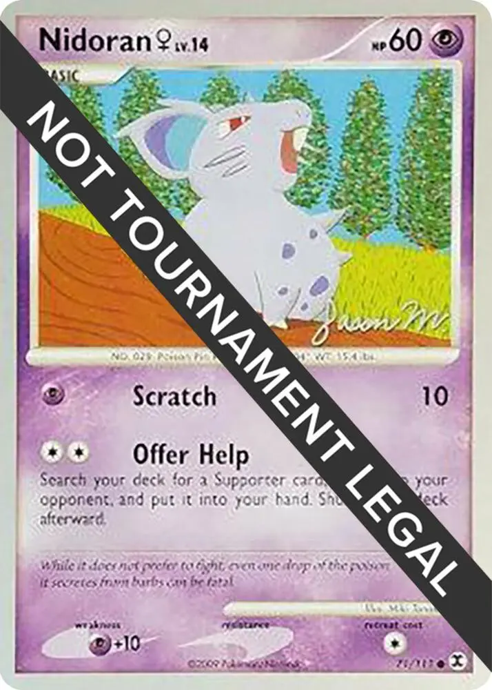 Nidoran F, World Championship Decks 70/112