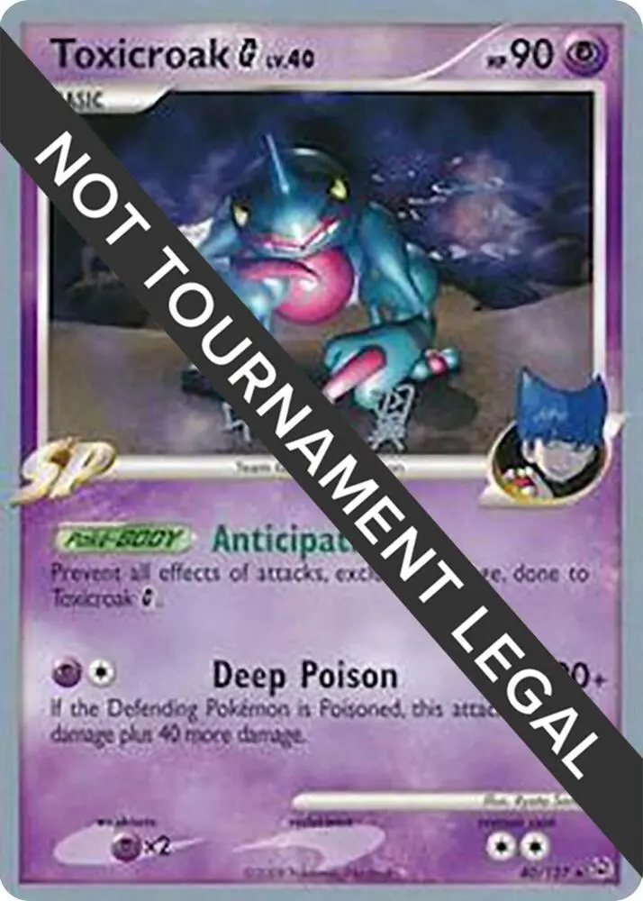 Toxicroak G (40), World Championship Decks 40/127