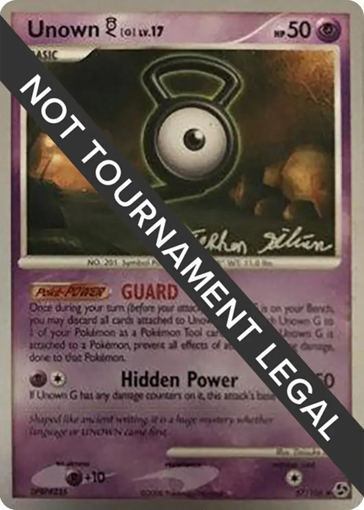 Unown [G], World Championship Decks 57/106