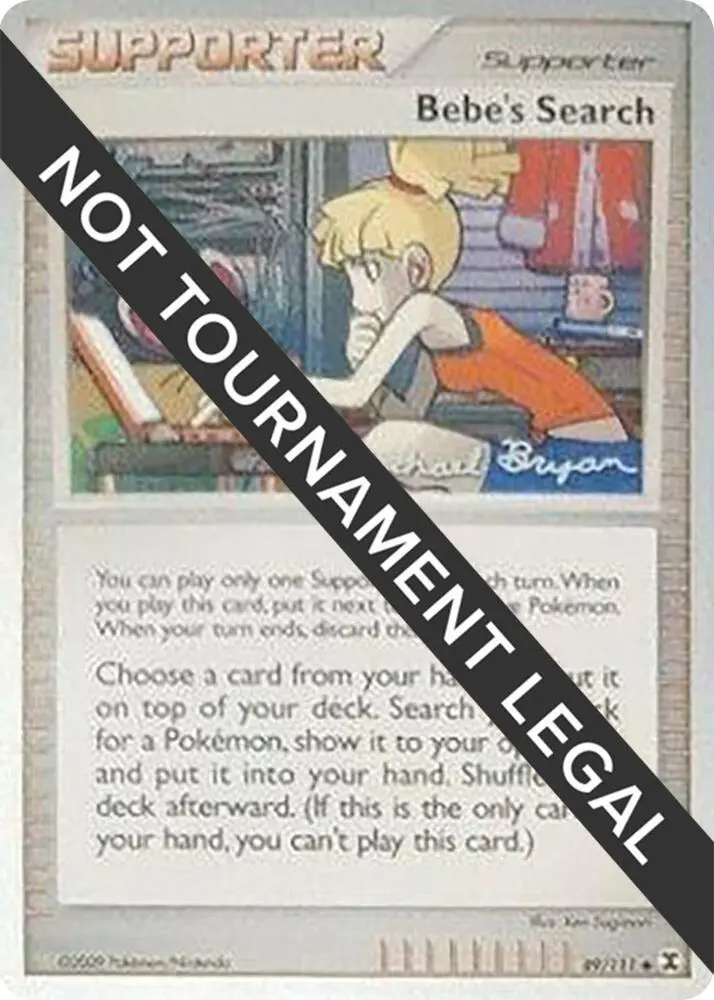 Bebe's Search, World Championship Decks 89/111