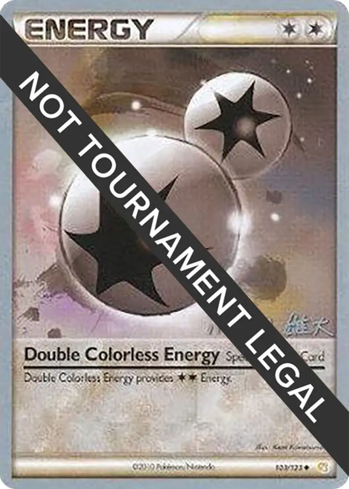 Double Colorless Energy, World Championship Decks 103/123