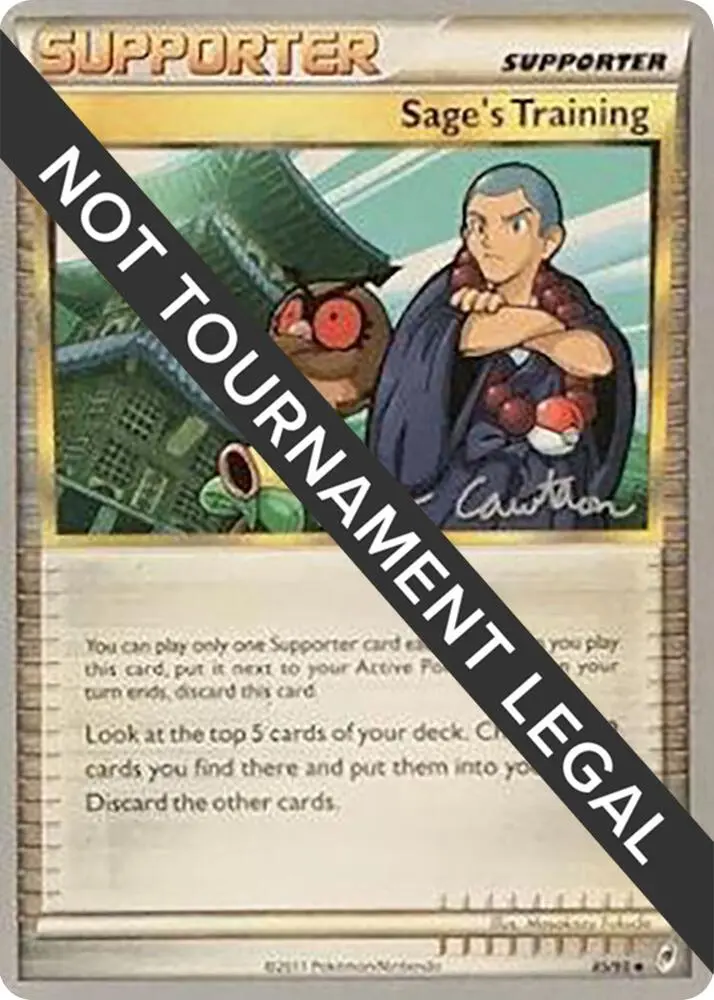 Sage's Training, World Championship Decks 77/90
