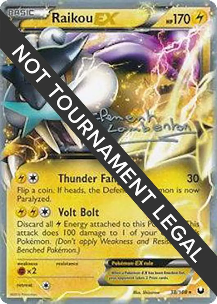 Raikou EX, World Championship Decks 38/108
