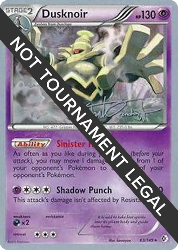 Dusknoir, World Championship Decks 63/149