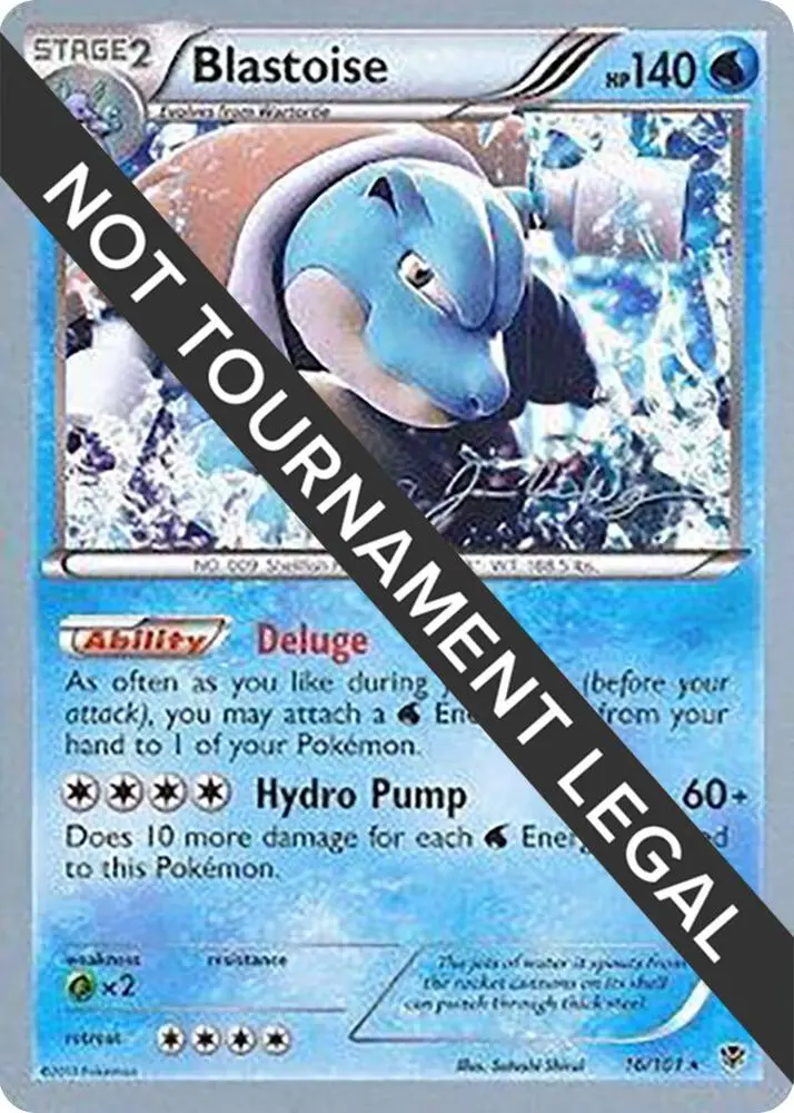 Blastoise, World Championship Decks 16/101