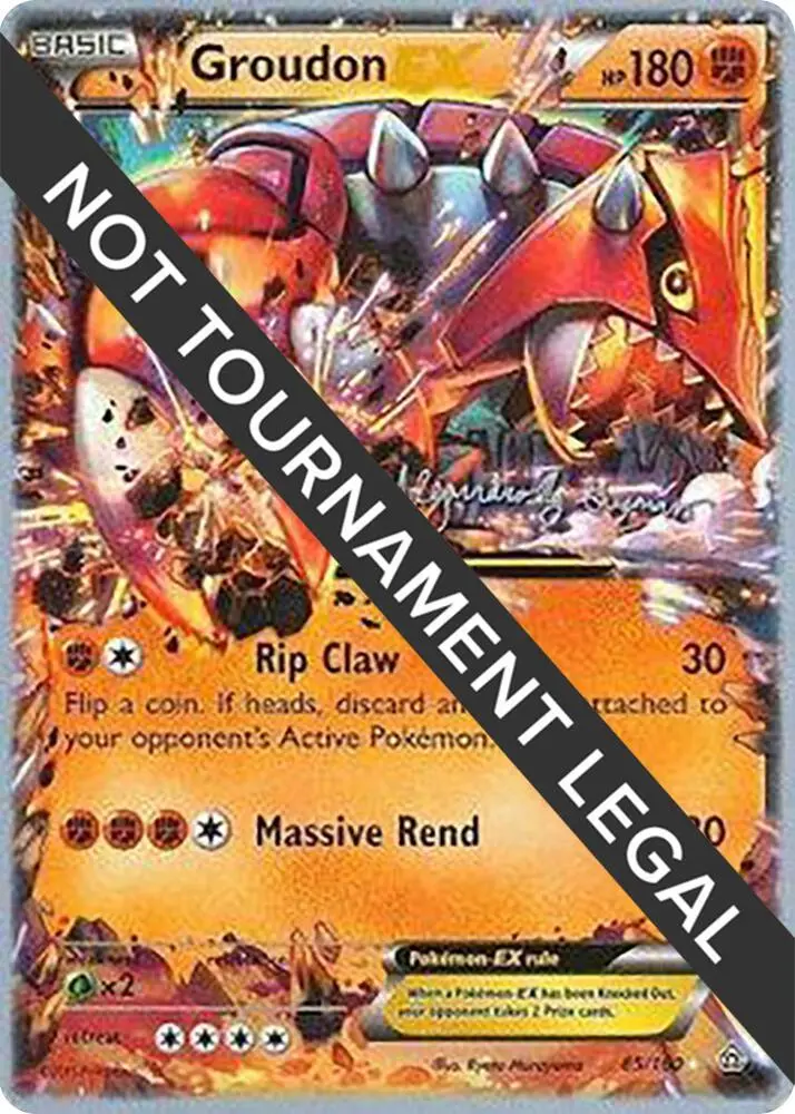 Groudon EX - 2015 (Alejandro Ng-Guzman), World Championship Decks 85/160