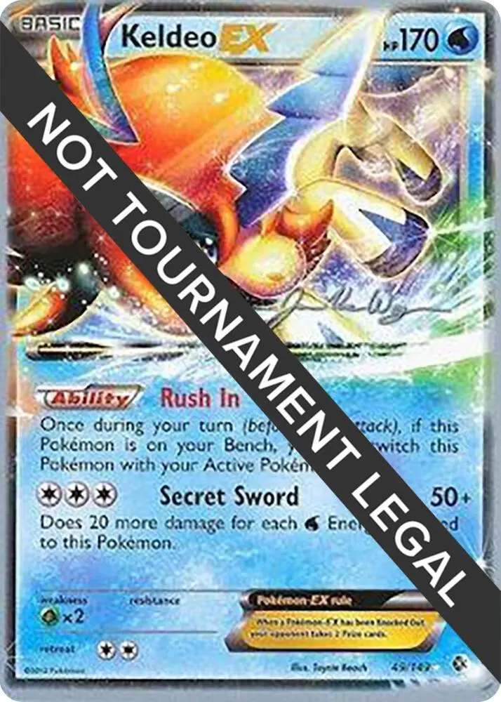Keldeo EX, World Championship Decks 49/149