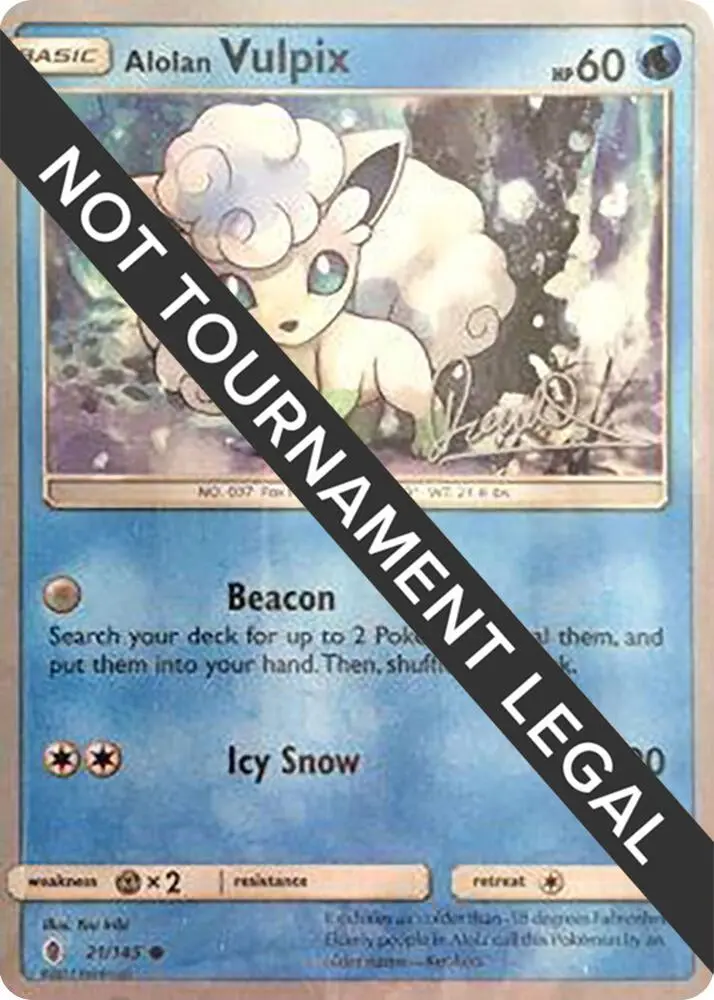 Alolan Vulpix, World Championship Decks 21/145