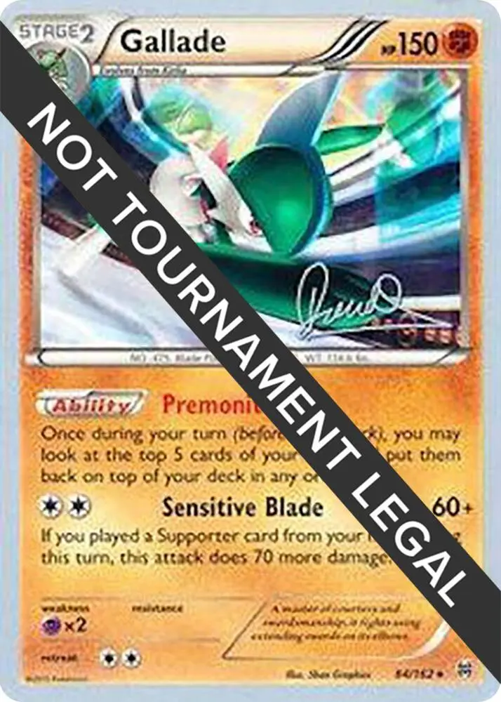 Gallade, World Championship Decks 84/162