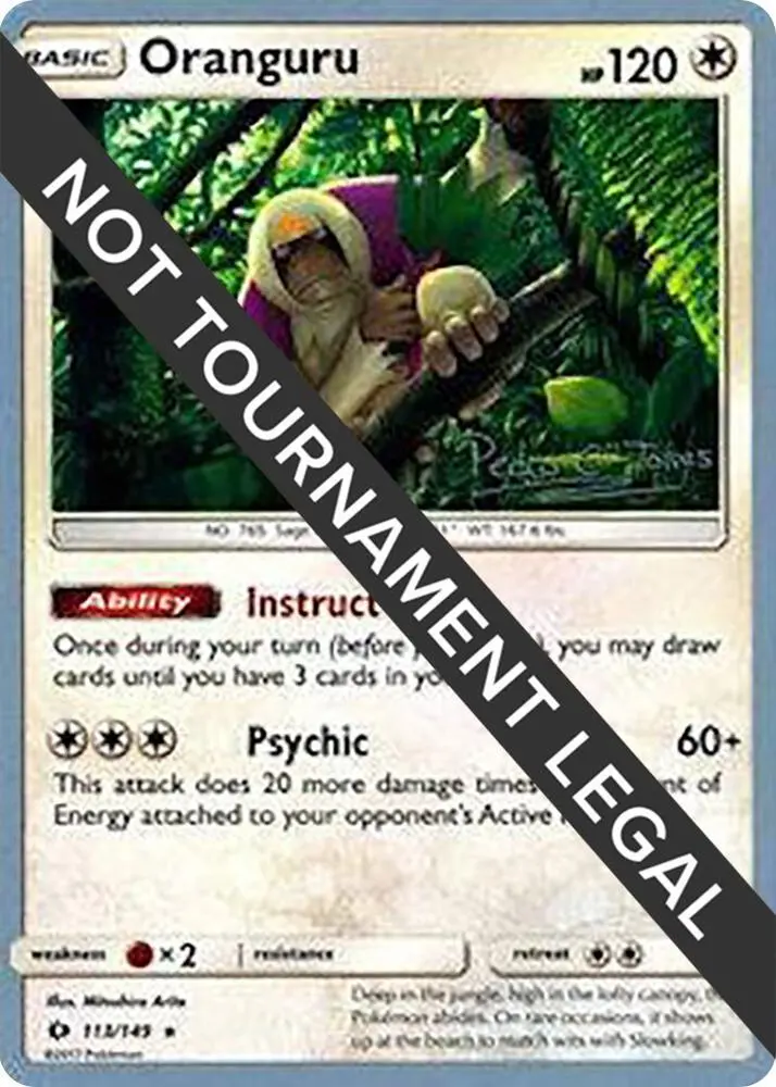 Oranguru, World Championship Decks 113/149