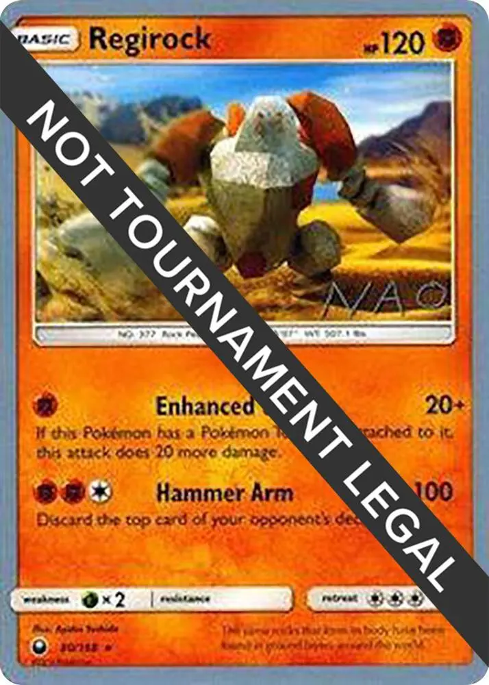 Regirock, World Championship Decks 80/168