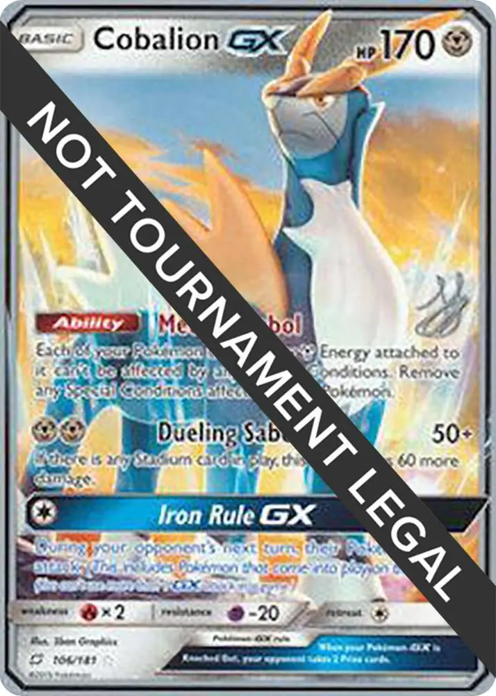 Cobalion GX, World Championship Decks 106/181