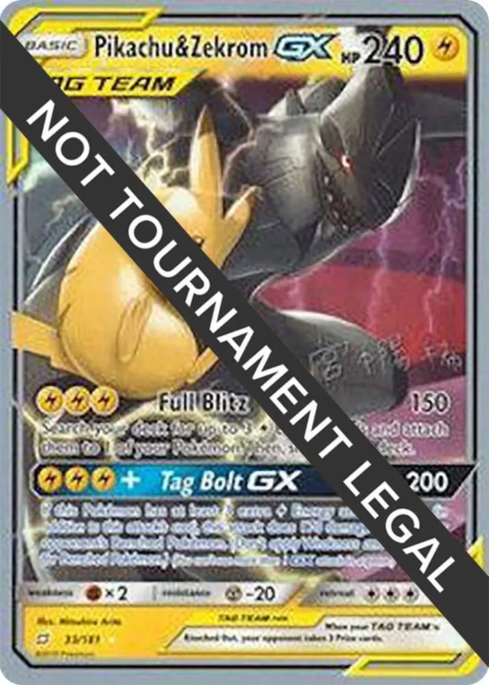 Pikachu & Zekrom GX, World Championship Decks 33/181