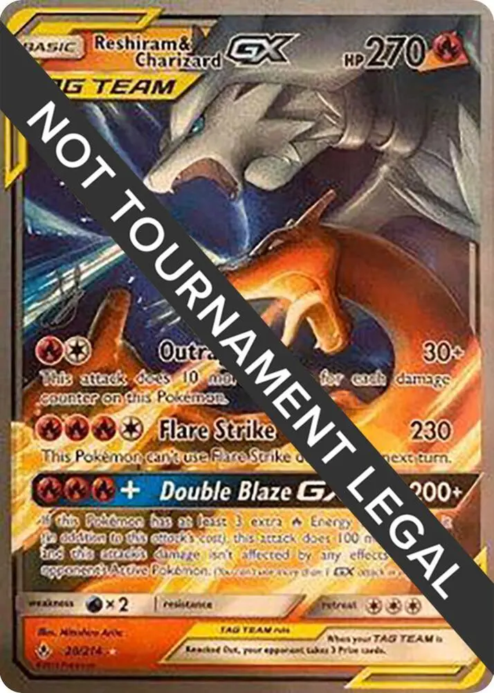 Reshiram & Charizard GX, World Championship Decks 20/214