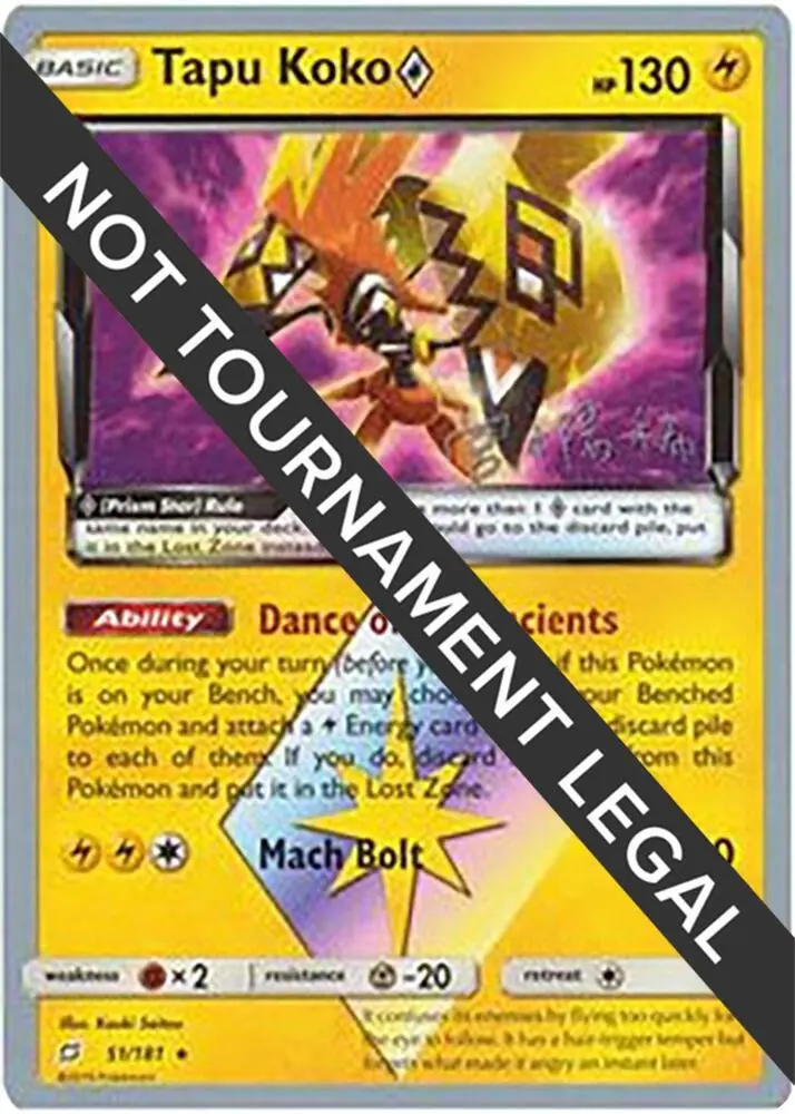 Tapu Koko Prism Star, World Championship Decks 51/181
