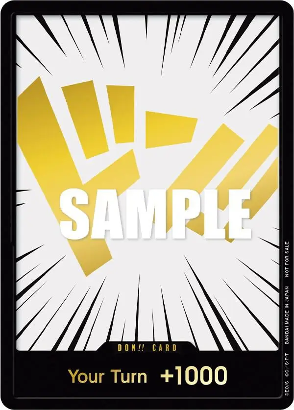 DON!! Card (Gold), One Piece Promotion Cards DON!!