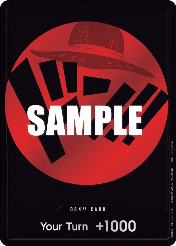 DON!! Card (Red), One Piece Promotion Cards DON!!