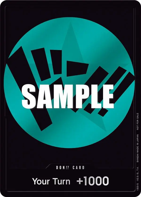 DON!! Card (Teal), One Piece Promotion Cards DON!!
