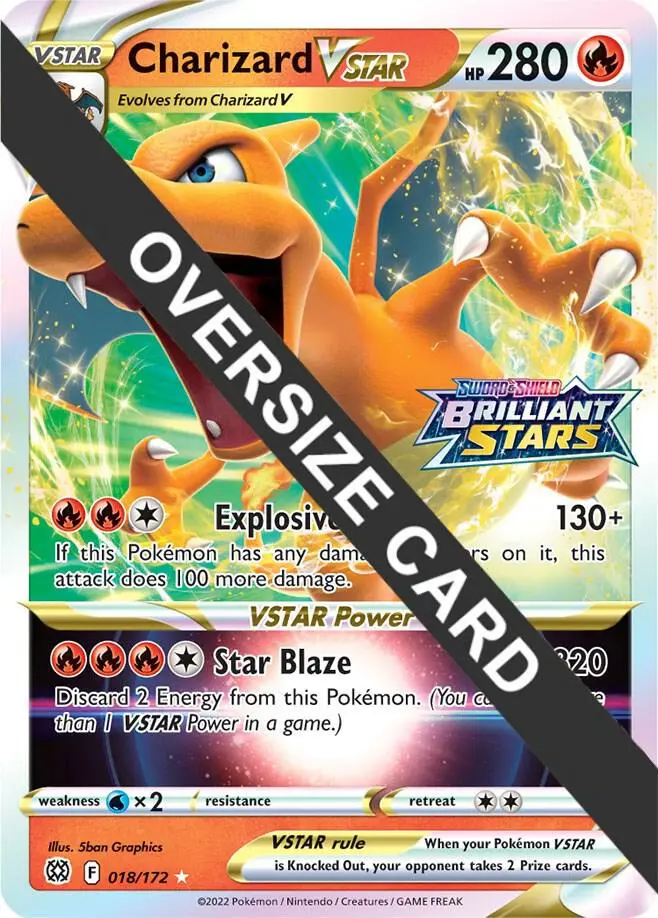 Charizard VSTAR, Jumbo cards 018/172