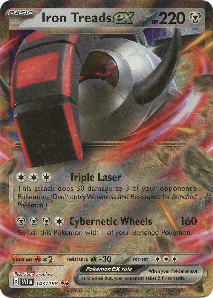Iron Treads ex, Scarlet & Violet 143/198