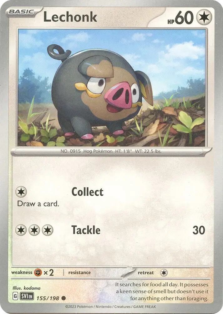 Lechonk, Scarlet & Violet 155/198