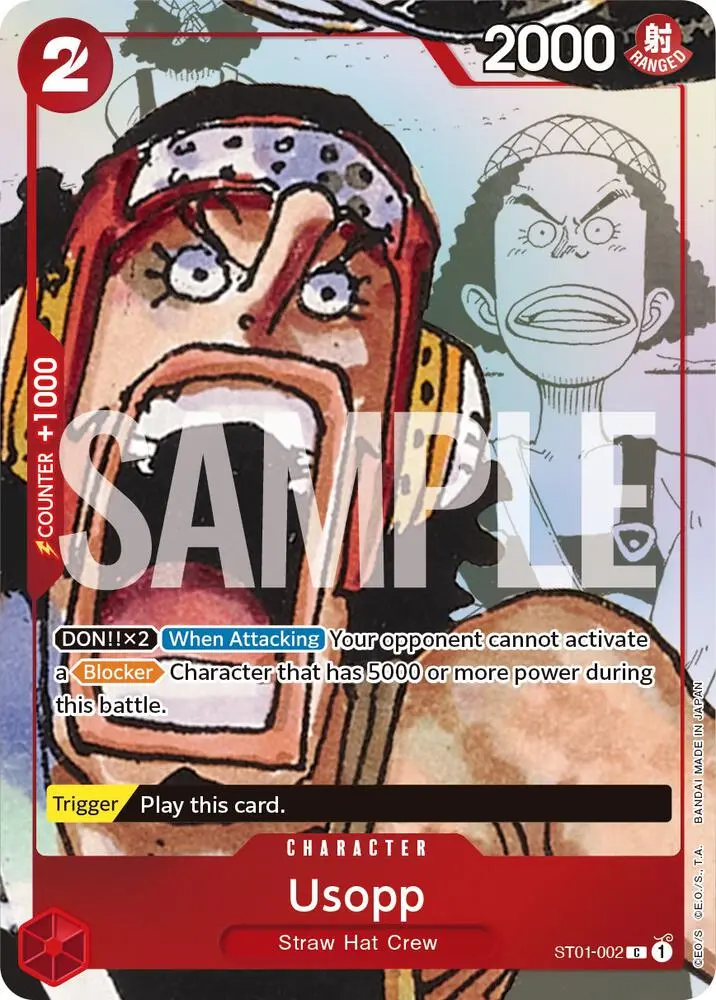 Usopp (Alt Art), One Piece Promotion Cards ST01-002