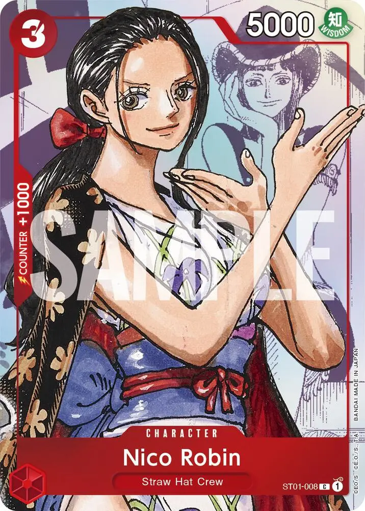 Nico Robin (Alt Art), One Piece Promotion Cards ST01-008