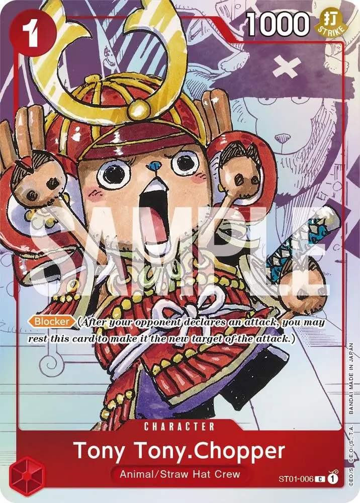 Tony Tony.Chopper (Alt Art), One Piece Promotion Cards ST01-006