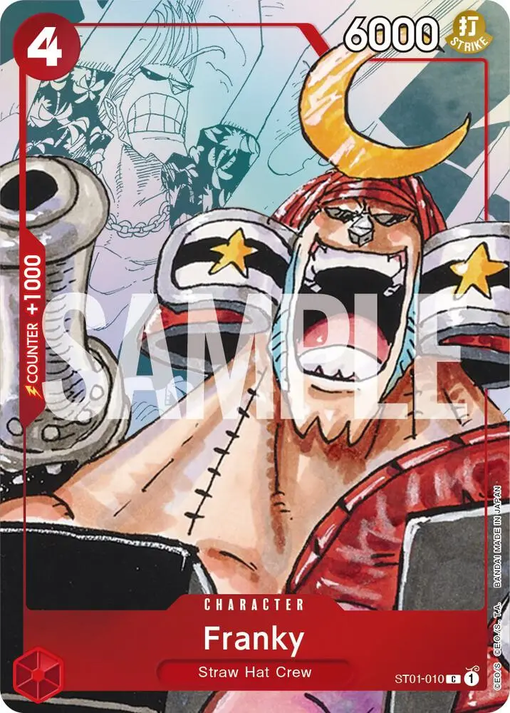 Franky (Alt Art), One Piece Promotion Cards ST01-010