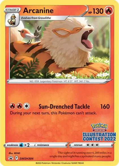 Arcanine, SWSH Black Star Promos SWSH304/307